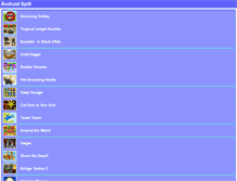 Tablet Screenshot of androidspill.com
